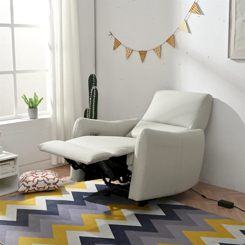 Sillón reclinable eléctrico, Sillón reclinable eléctrico pequeño para sala de estar, Sillón reclinable eléctrico para espacios pequeños, Sofá reclinable