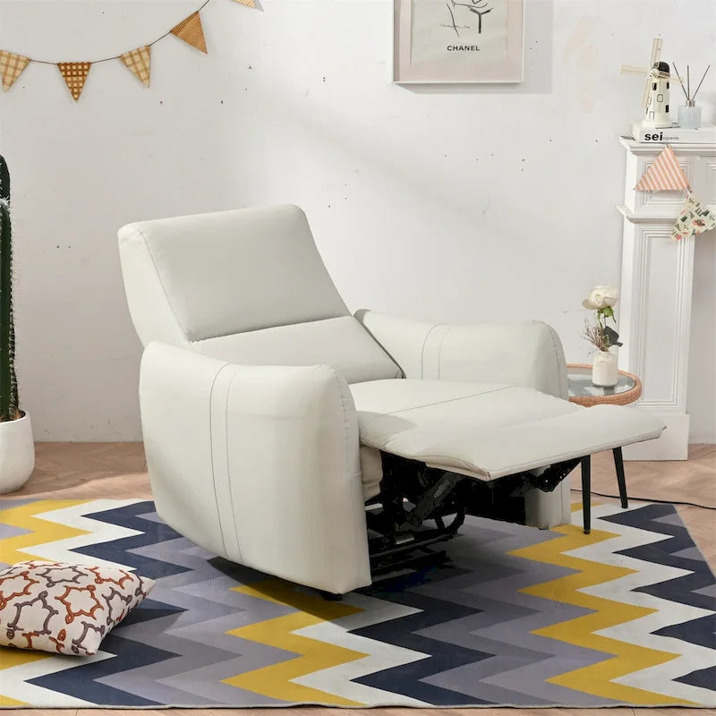 Sillón reclinable eléctrico, Sillón reclinable eléctrico pequeño para sala de estar, Sillón reclinable eléctrico para espacios pequeños, Sofá reclinable
