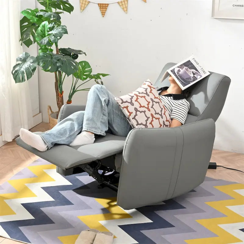 Sillón reclinable eléctrico, Sillón reclinable eléctrico pequeño para sala de estar, Sillón reclinable eléctrico para espacios pequeños, Sofá reclinable