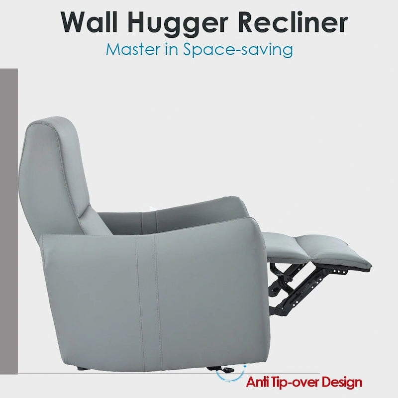 Sillón reclinable eléctrico, Sillón reclinable eléctrico pequeño para sala de estar, Sillón reclinable eléctrico para espacios pequeños, Sofá reclinable