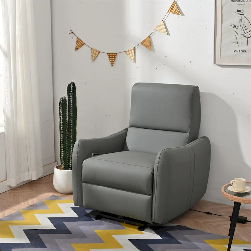 Sillón reclinable eléctrico, Sillón reclinable eléctrico pequeño para sala de estar, Sillón reclinable eléctrico para espacios pequeños, Sofá reclinable