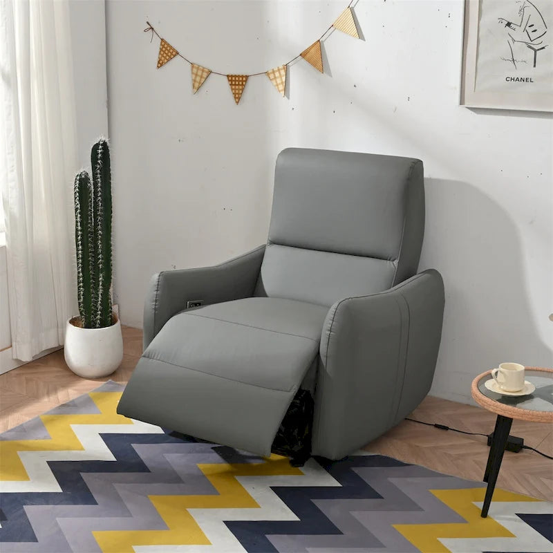 Sillón reclinable eléctrico, Sillón reclinable eléctrico pequeño para sala de estar, Sillón reclinable eléctrico para espacios pequeños, Sofá reclinable