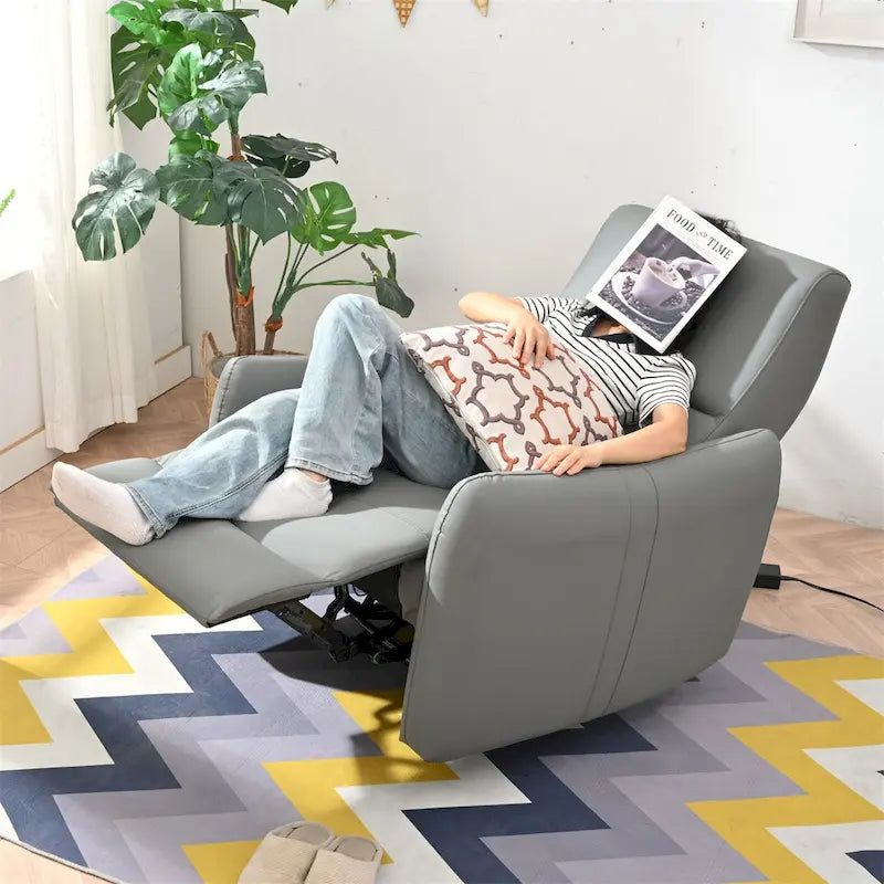 Sillón reclinable eléctrico, Sillón reclinable eléctrico pequeño para sala de estar, Sillón reclinable eléctrico para espacios pequeños, Sofá reclinable