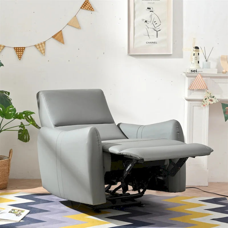 Sillón reclinable eléctrico, Sillón reclinable eléctrico pequeño para sala de estar, Sillón reclinable eléctrico para espacios pequeños, Sofá reclinable