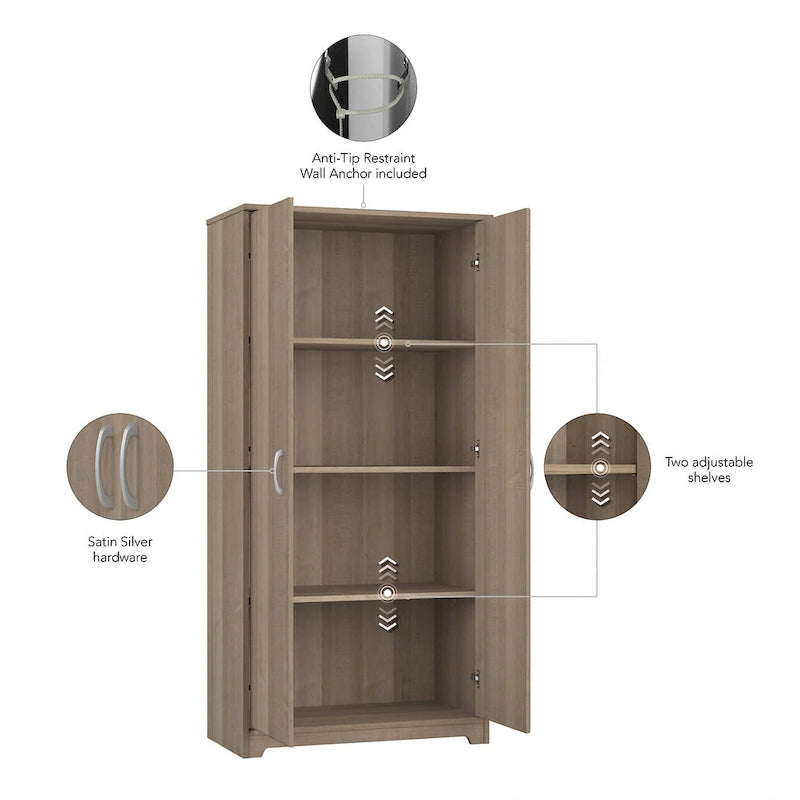 Mueble Alto de Baño con Puertas