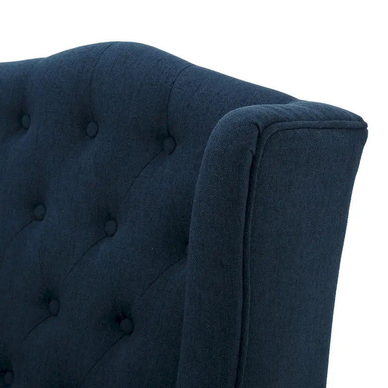 Sillón orejero tapizado de respaldo alto - 27.25 L x 33.75 An. x 38.50 Al.