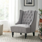 Sillón orejero tapizado de respaldo alto - 27.25 L x 33.75 An. x 38.50 Al.