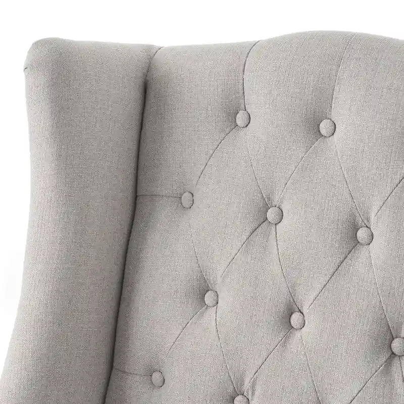 Sillón orejero tapizado de respaldo alto - 27.25 L x 33.75 An. x 38.50 Al.