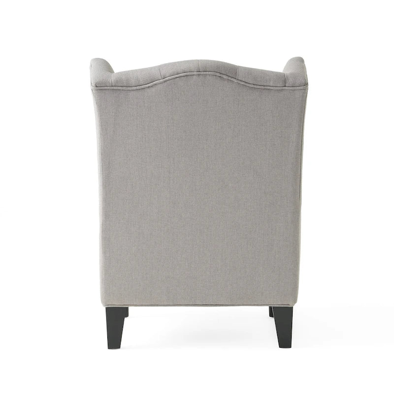 Sillón orejero tapizado de respaldo alto - 27.25 L x 33.75 An. x 38.50 Al.