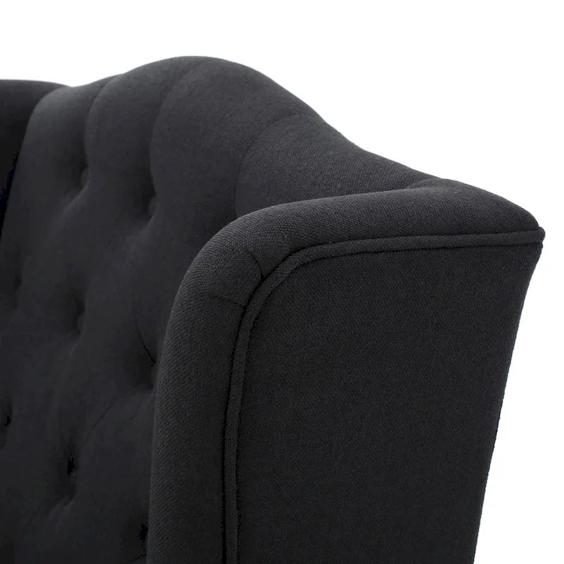 Sillón orejero tapizado de respaldo alto - 27.25 L x 33.75 An. x 38.50 Al.