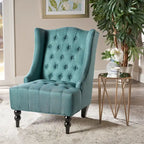 Sillón orejero tapizado de respaldo alto - 27.25 L x 33.75 An. x 38.50 Al.