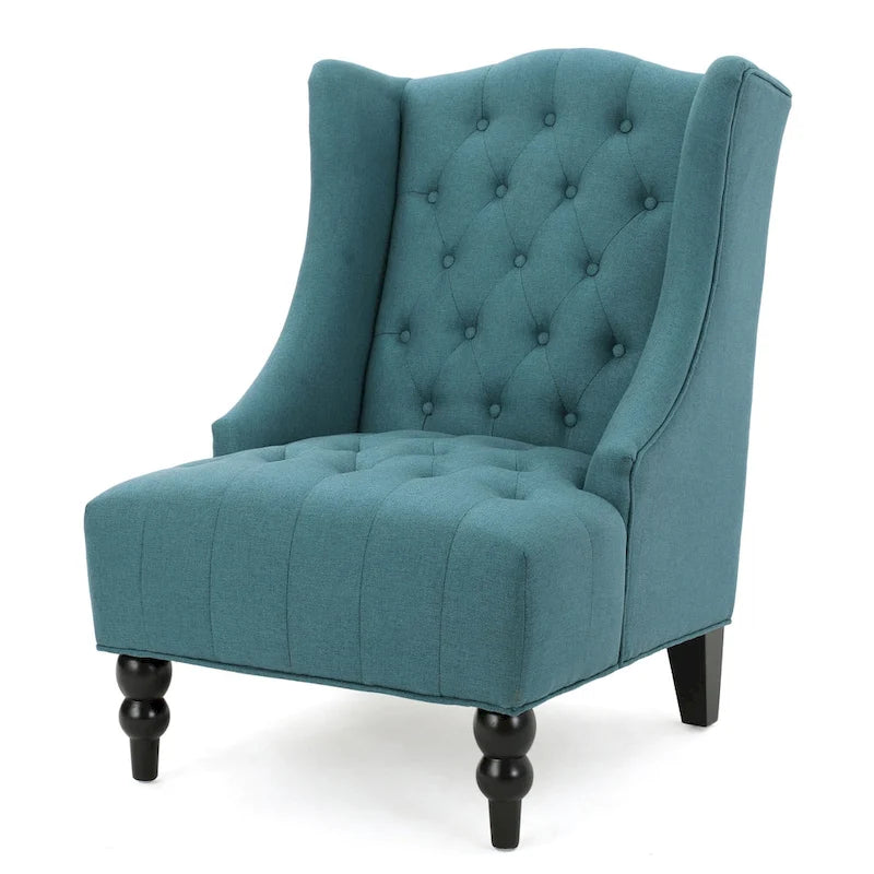Sillón orejero tapizado de respaldo alto - 27.25 L x 33.75 An. x 38.50 Al.