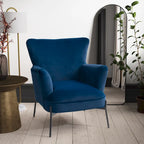 Sillón decorativo moderno con orejas