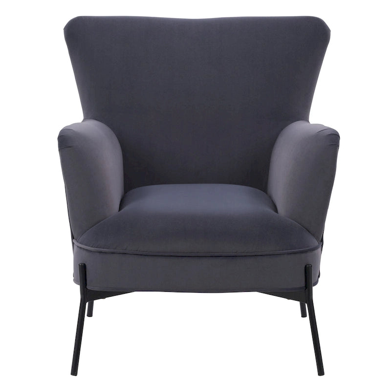 Sillón decorativo moderno con orejas