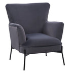 Sillón decorativo moderno con orejas