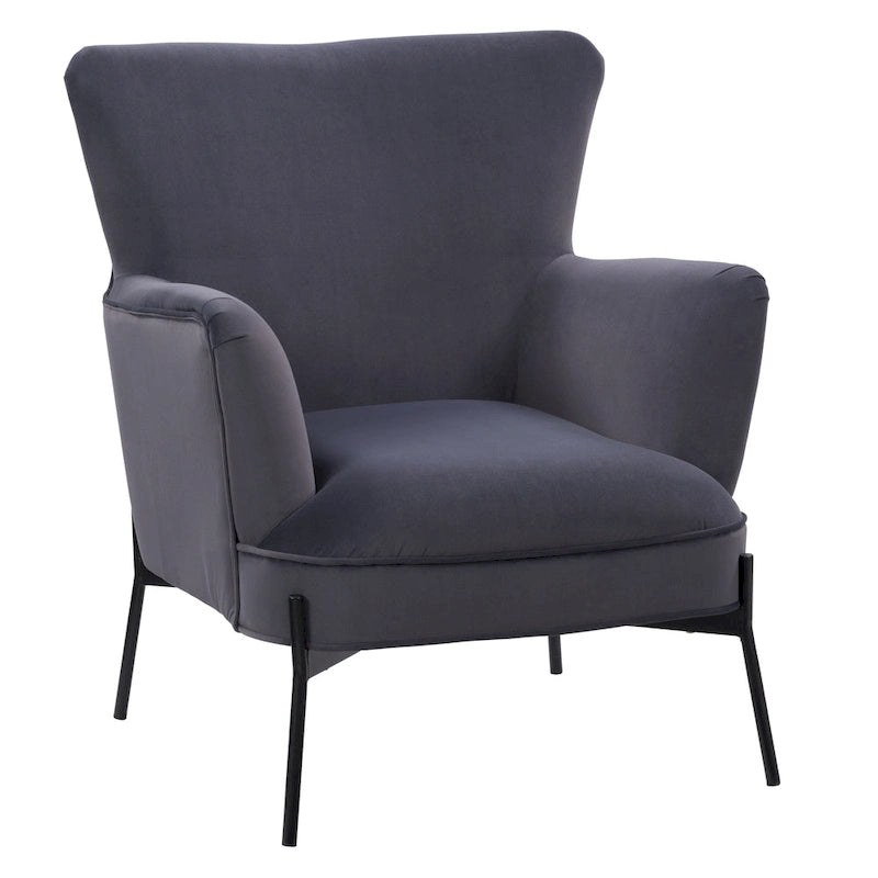 Sillón decorativo moderno con orejas
