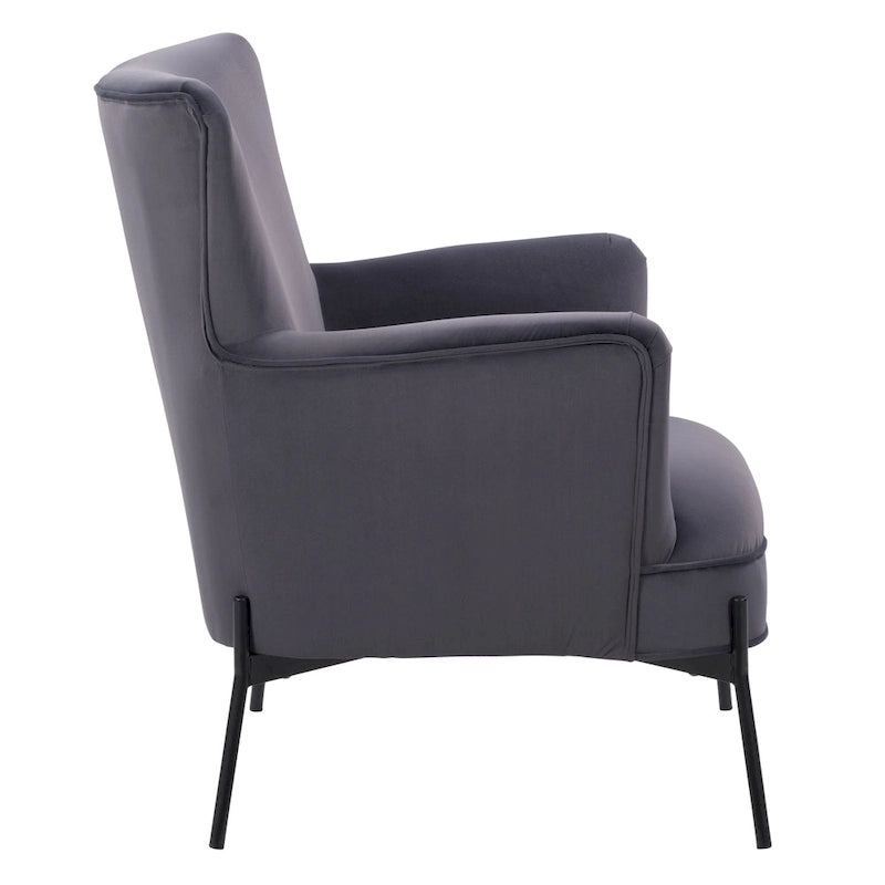 Sillón decorativo moderno con orejas