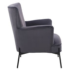 Sillón decorativo moderno con orejas