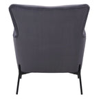 Sillón decorativo moderno con orejas
