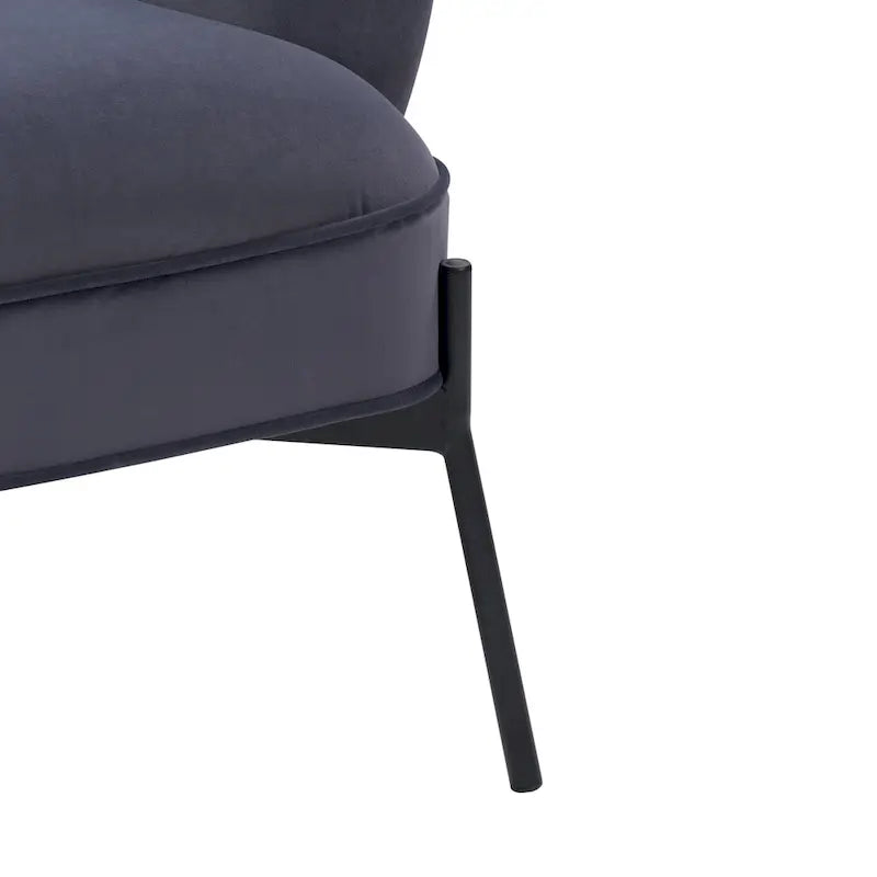 Sillón decorativo moderno con orejas