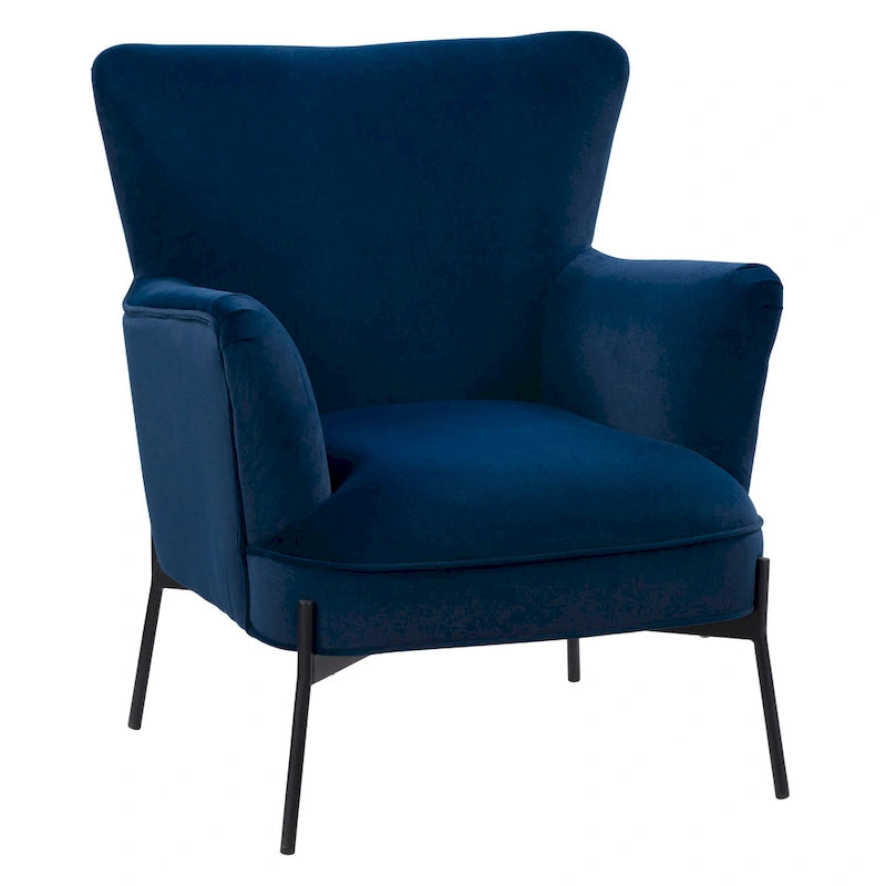 Sillón decorativo moderno con orejas
