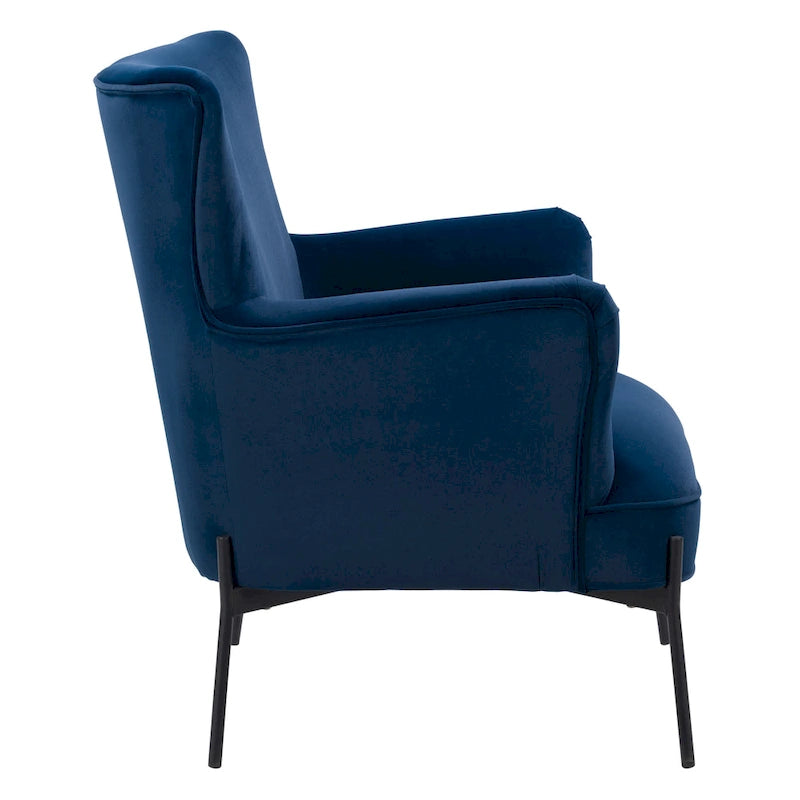 Sillón decorativo moderno con orejas
