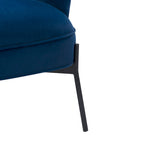 Sillón decorativo moderno con orejas