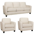 Juego de sillones de piel flor italiana
