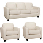 Juego de sillones de piel flor italiana
