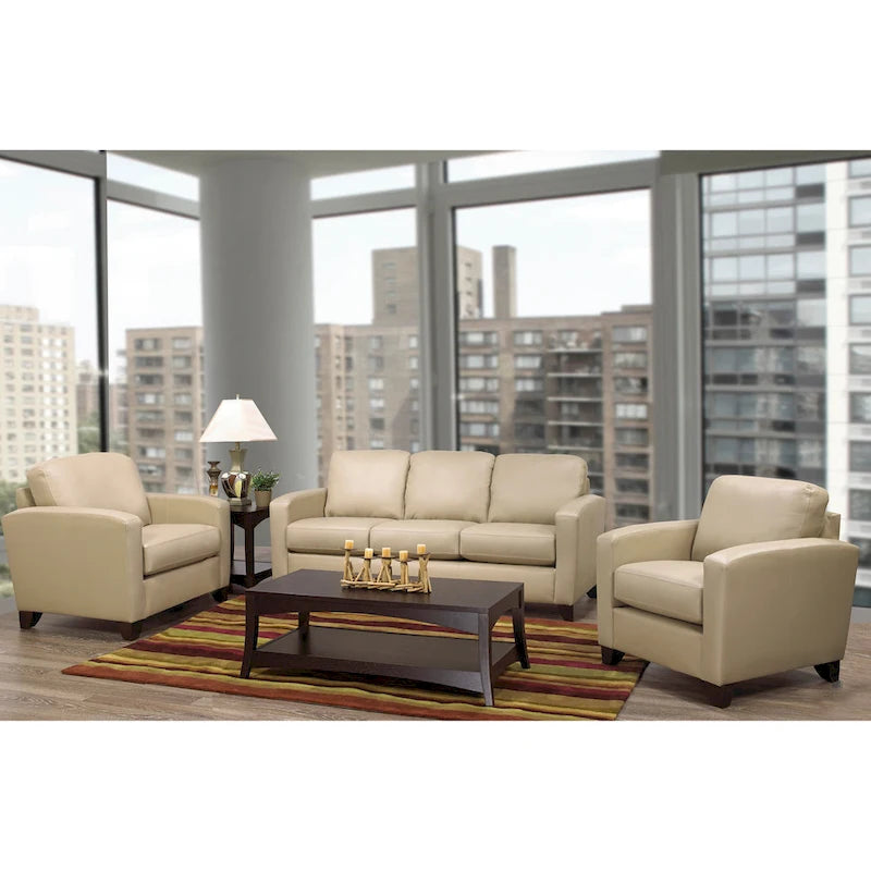Juego de sillones de piel flor italiana