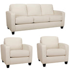 Juego de sillones de piel flor italiana