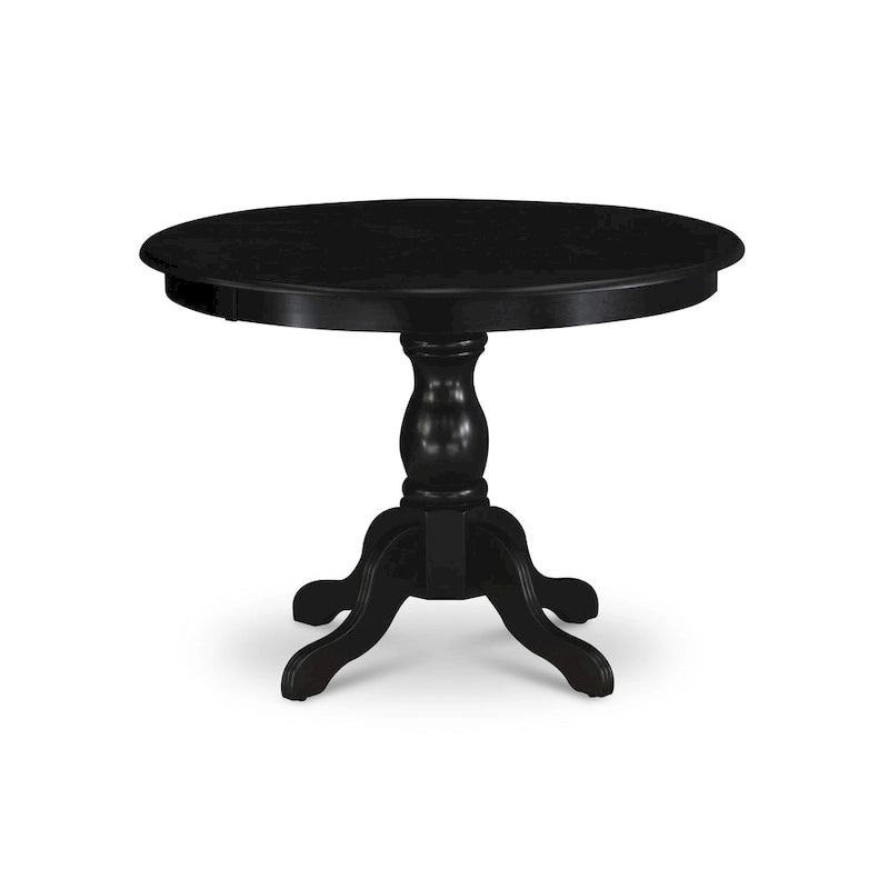 Juego de comedor de 3 piezas que incluye una mesa de comedor redonda y 2 sillas Parson de lino, (Opciones de acabado)