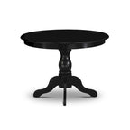 Juego de comedor de 3 piezas que incluye una mesa de comedor redonda y 2 sillas Parson de lino, (Opciones de acabado)