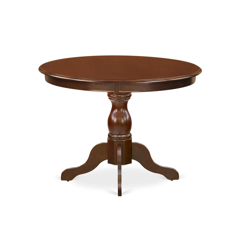 Juego de comedor de 3 piezas que incluye una mesa de comedor redonda y 2 sillas Parson de lino, (Opciones de acabado)
