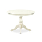 Juego de comedor de 3 piezas que incluye una mesa de comedor redonda y 2 sillas Parson de lino, (Opciones de acabado)