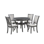 Juego de comedor redondo de 5 piezas