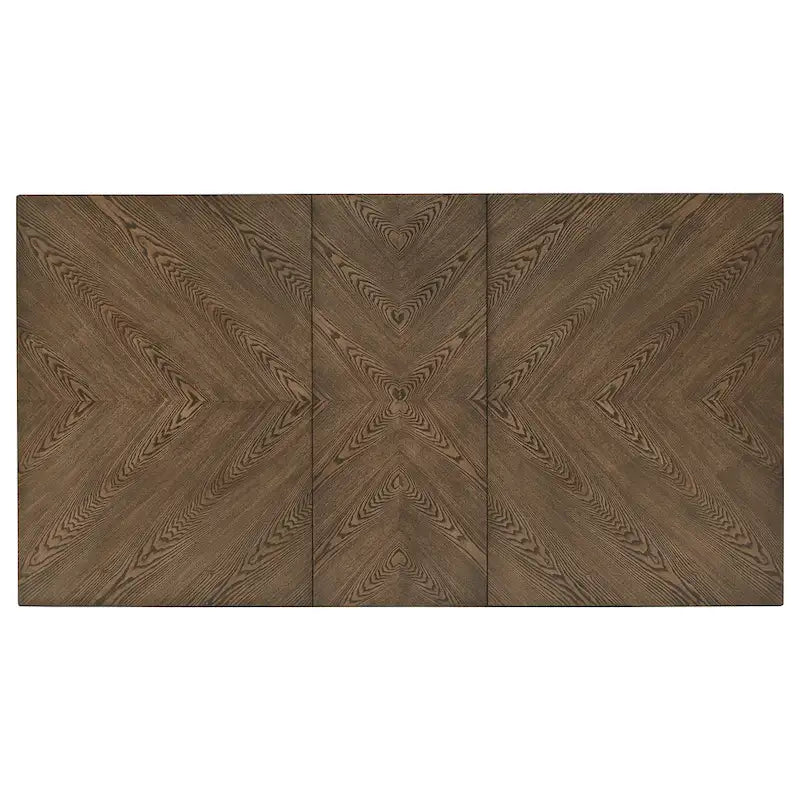 Juego de comedor extensible de madera de caucho maciza para 4-6 personas