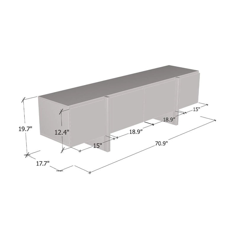 Mueble de TV de 180