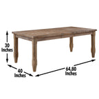 Mesa de comedor extensible
