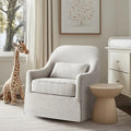 Sillón giratorio de 360 grados Ivory/Black