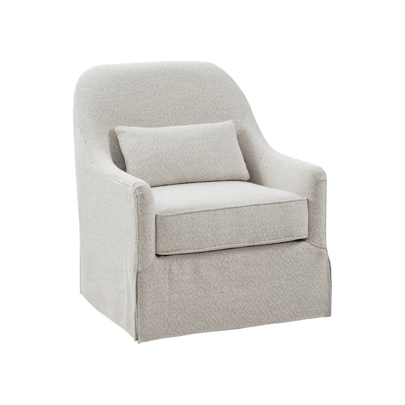 Sillón giratorio de 360 grados Ivory/Black