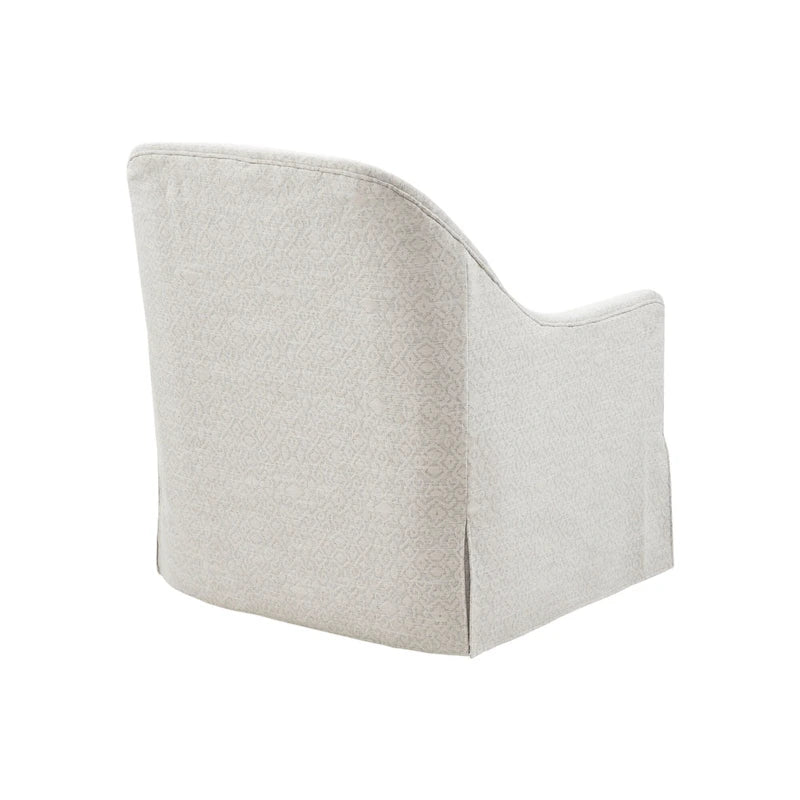 Sillón giratorio de 360 grados Ivory/Black