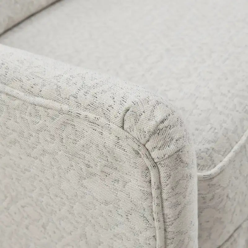 Sillón giratorio de 360 grados Ivory/Black
