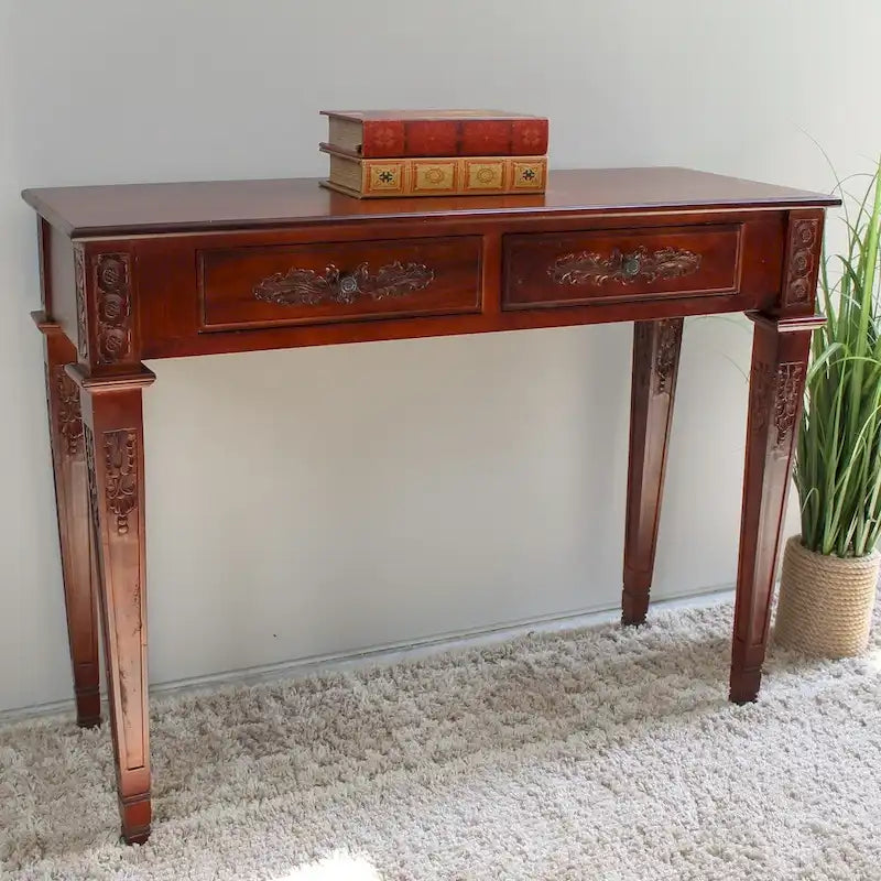Mesa Consola Tallada Windsor