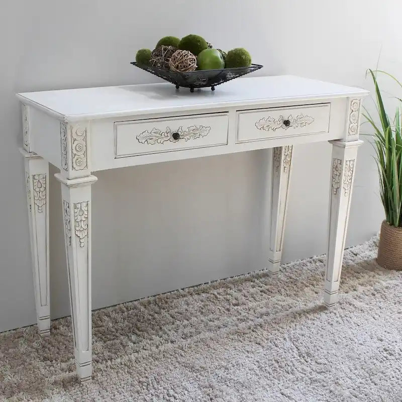 Mesa Consola Tallada Windsor