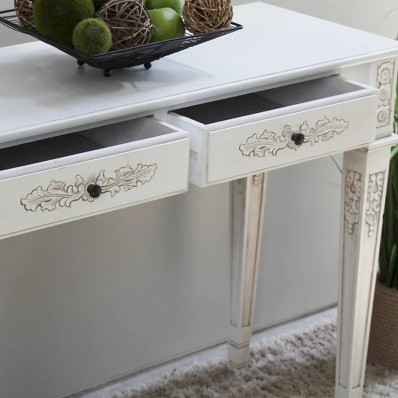Mesa Consola Tallada Windsor