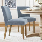 Silla de comedor tapizada (juego de 2)
