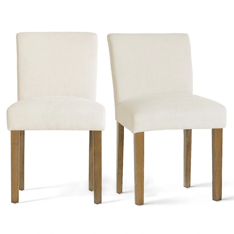Silla de comedor tapizada (juego de 2)