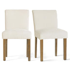 Silla de comedor tapizada (juego de 2)