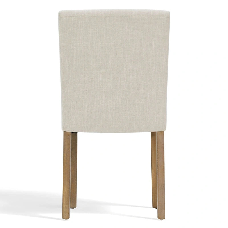 Silla de comedor tapizada (juego de 2)